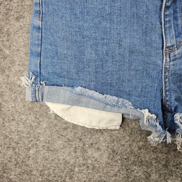 Womens Denim Shorts 26 inch Special A Los Angeles Cutoff Exposed Pockets - Picture 3 of 11
